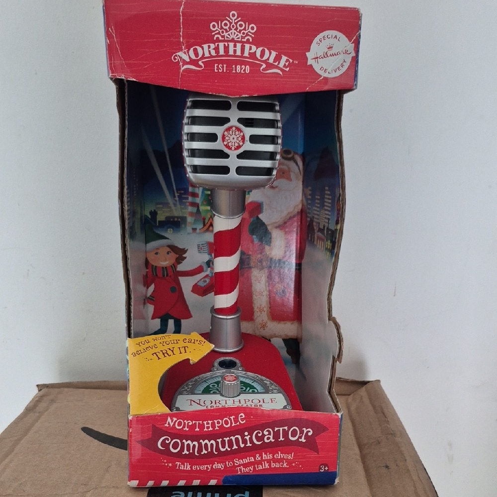 Red and Silver Communicator Toy